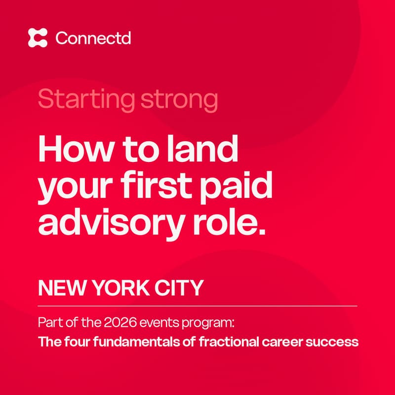 Cover Image for Starting strong: how to land your first paid advisory role