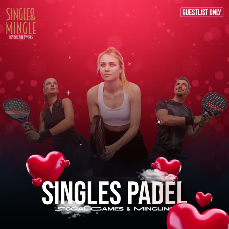 Cover Image for Singles Padel Night: Social Games & Mingling