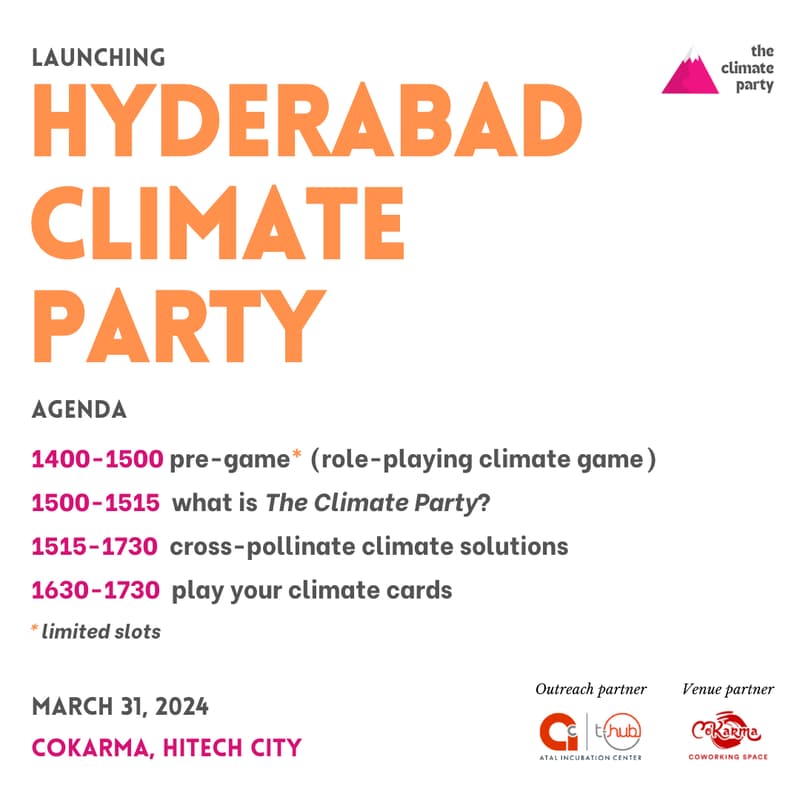 Cover Image for Hyderabad Climate Party