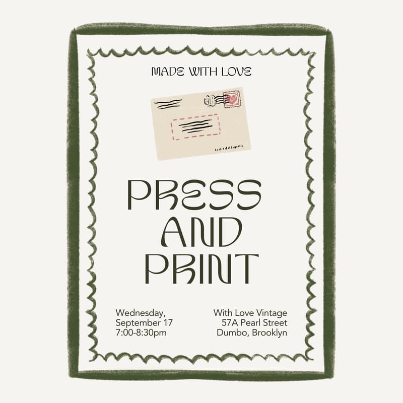 Cover Image for Made With Love: Press and Print