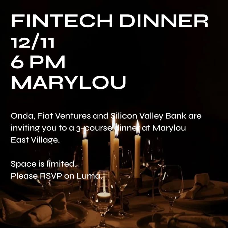 Cover Image for Women of Fintech: Founders Dinner