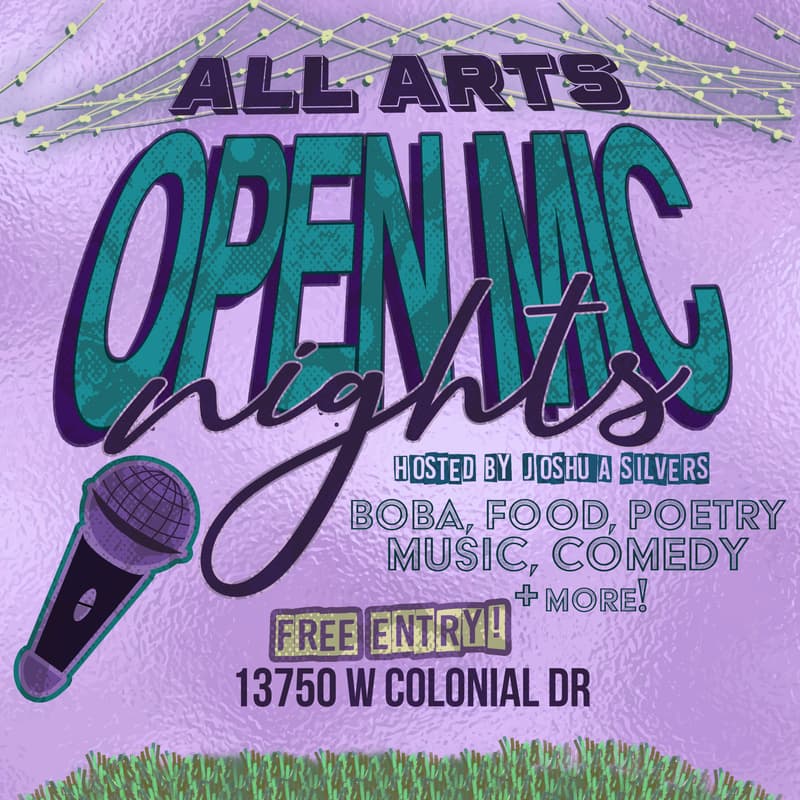 Cover Image for All Arts Open Mic Night w/ Joshua Silvers