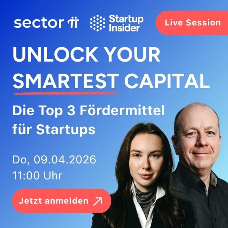 Cover Image for Unlock your smartest capital: Die Top 3 Fördermittel für Startups