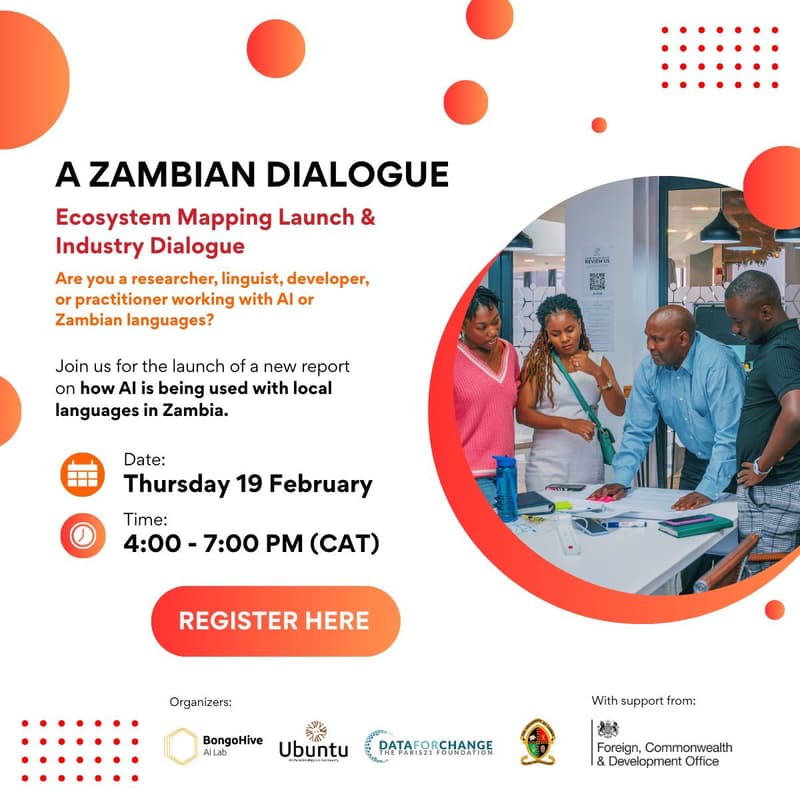 Cover Image for A  Zambian Dialogue: Ecosytem Mapping Launch & Industry Dialogue