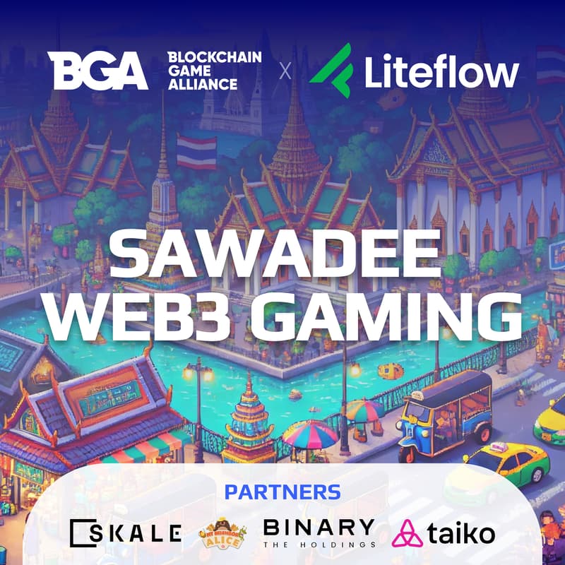 Cover Image for BGA x Liteflow: Sawadee Web3 Gaming