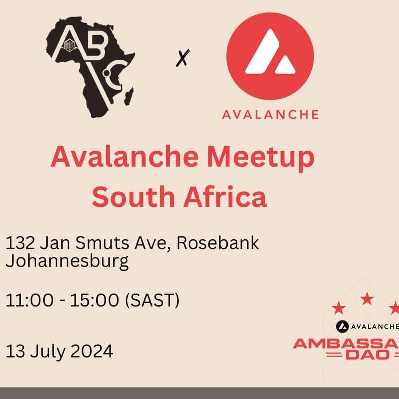 Cover Image for Avalanche MeetUp South Africa