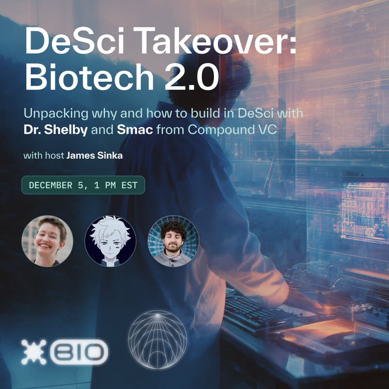 Cover Image for DeSci Takeover: Biotech 2.0