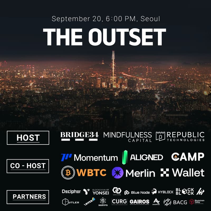 Cover Image for The Outset-Seoul Opening