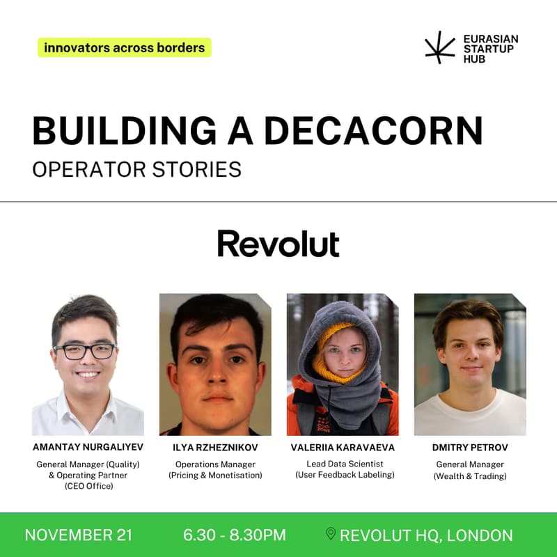 Cover Image for Eurasian hub @ Revolut HQ