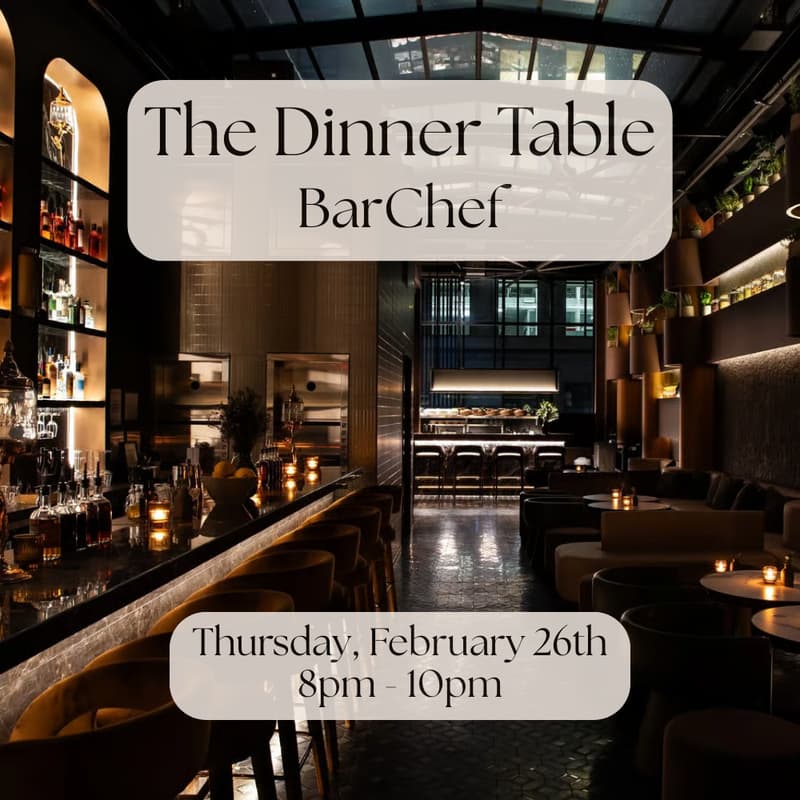 Cover Image for The Dinner Table: Cocktail Mixer at BarChef (Herald Square)