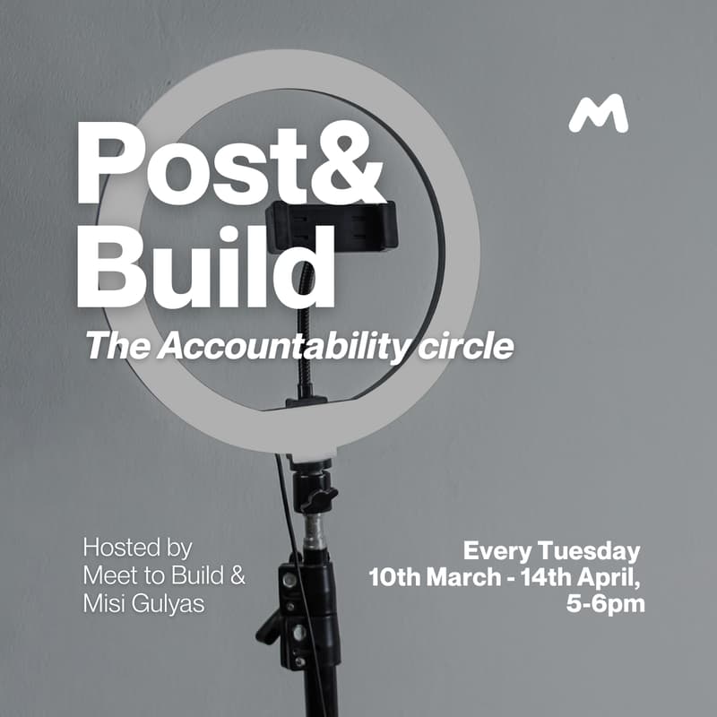 Cover Image for Post & Build - the Accountability Circle for your content creation