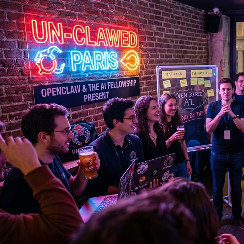 Cover Image for UN-CLAWED PARIS — OpenClaw x The AI Fellowship