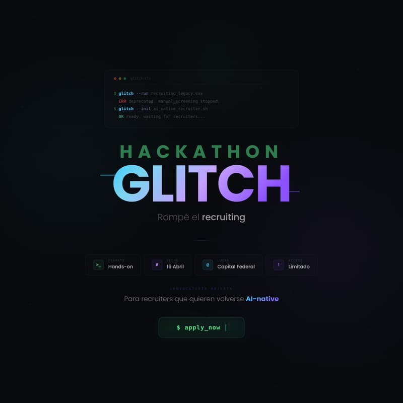 Cover Image for HACKATHON GLITCH