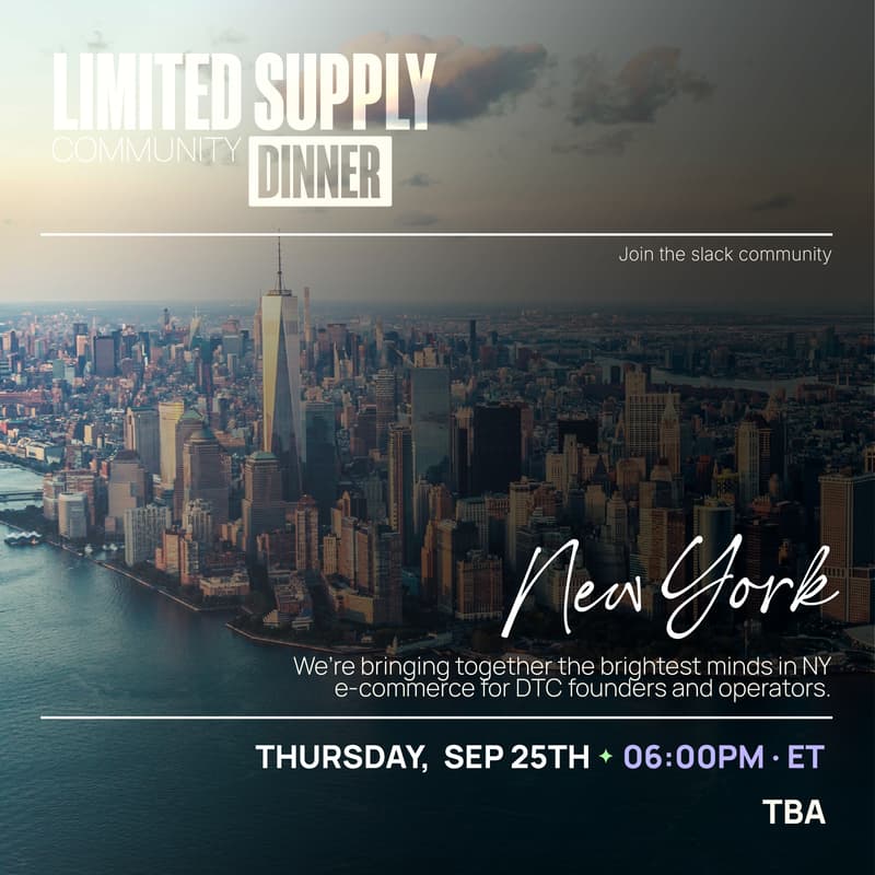 Cover Image for Limited Supply | New York Meetup