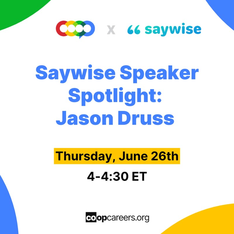 Cover Image for Saywise Guest Speaker Spotlight with Jason Druss