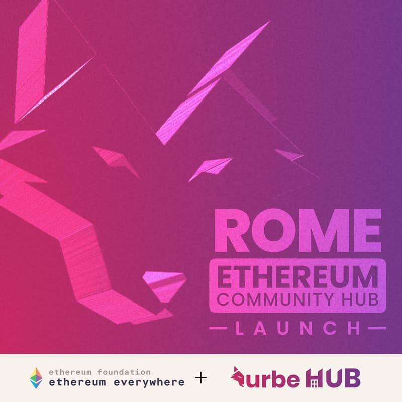 Cover Image for Rome Ethereum Community Hub Launch