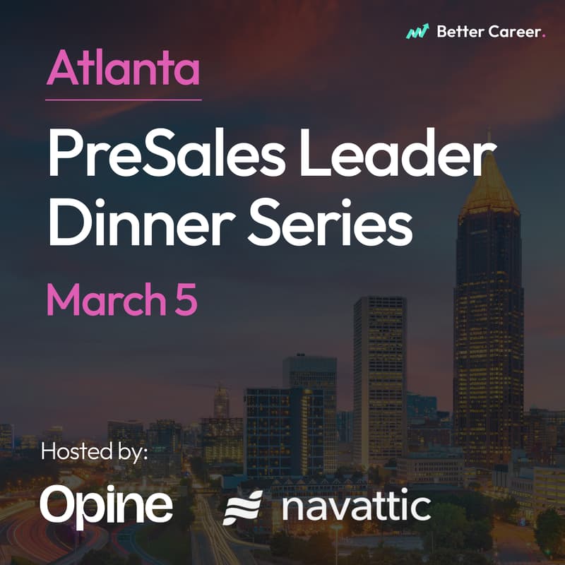 Cover Image for PreSales Leader Dinner Series [Atlanta]
