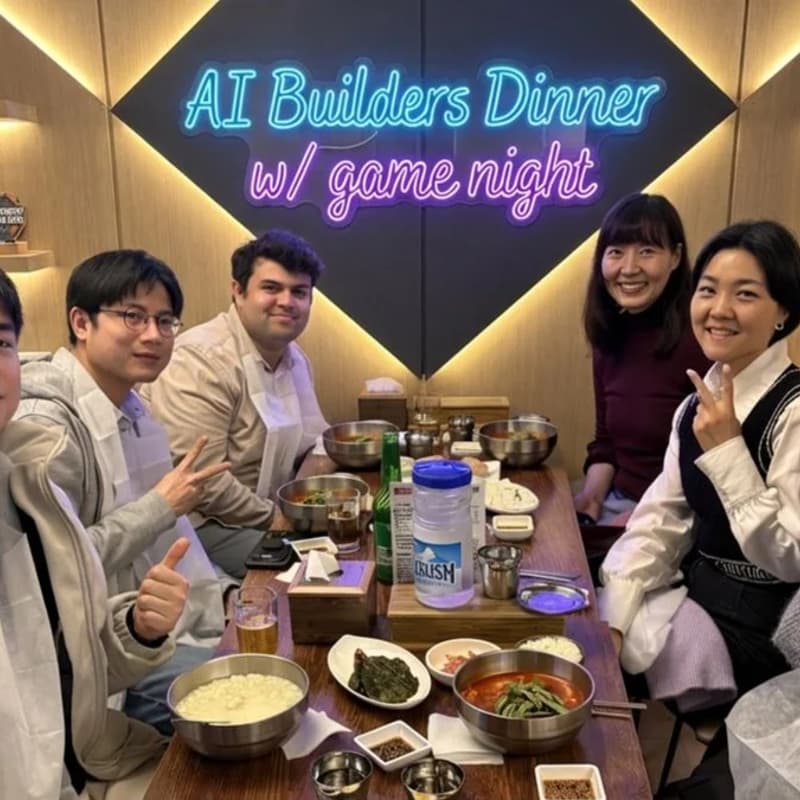Cover Image for Pow Mingle #5- AI builders/learners Dinner w/Boardgame