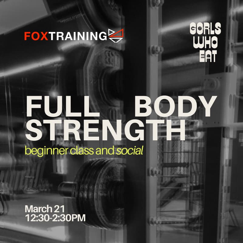Cover Image for Beginner Full Body Strength Class and Social