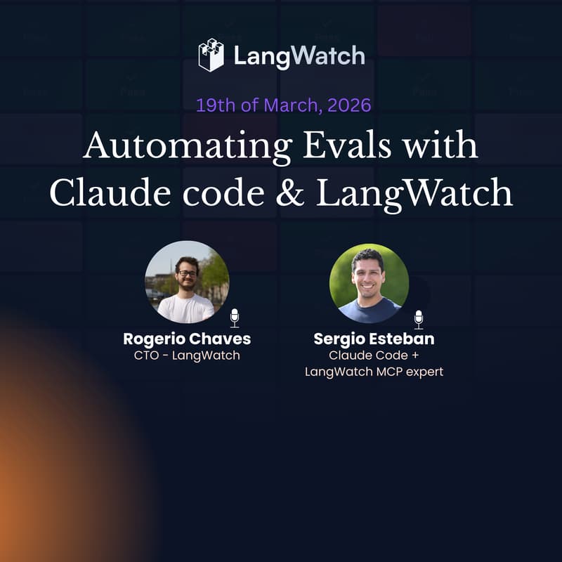 Cover Image for Automating Evals, Scenario's with Claude code, Skills & LangWatch MCP