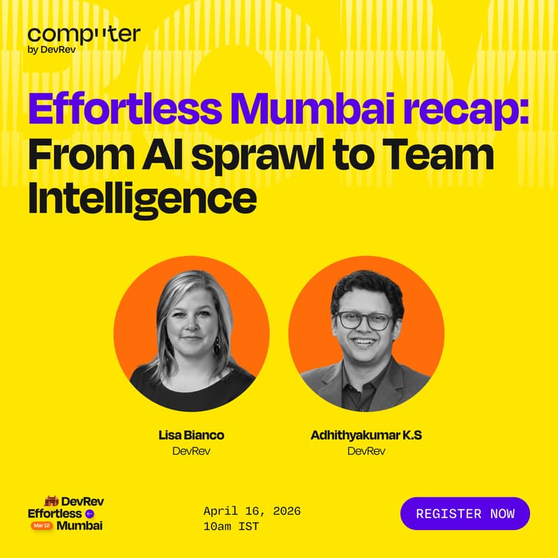 Cover Image for Effortless Mumbai recap: From AI sprawl to Team Intelligence