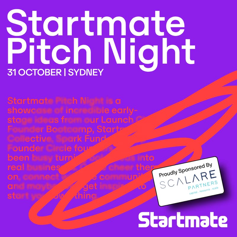 Cover Image for Startmate Pitch Night (Sydney)