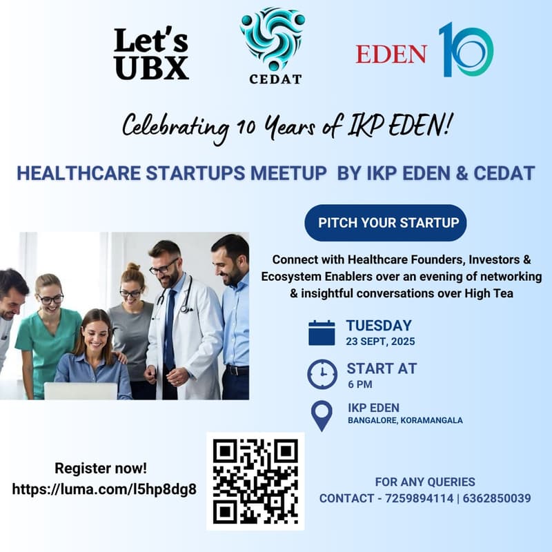 Cover Image for Healthcare Startups Meetup by IKP EDEN & CEDAT