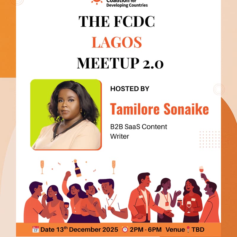 Cover Image for FCDC Lagos hangout, 2.0