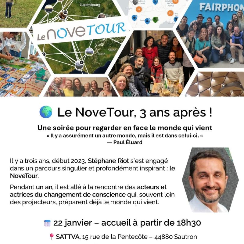 Image de couverture pour Soirée "NoveTour", 3 ans après !