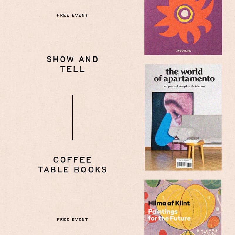 Cover Image for Show and tell: Coffee Table Books!