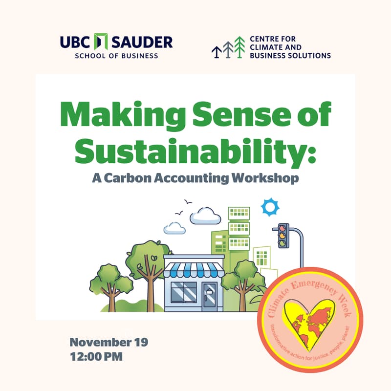Cover Image for Making Sense of Sustainability: A Carbon Accounting Workshop