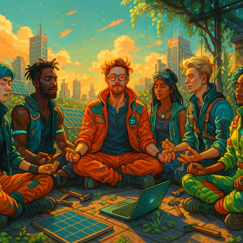 Cover Image for 1) Regen Commons Meditation Hour ~ "Common Time"