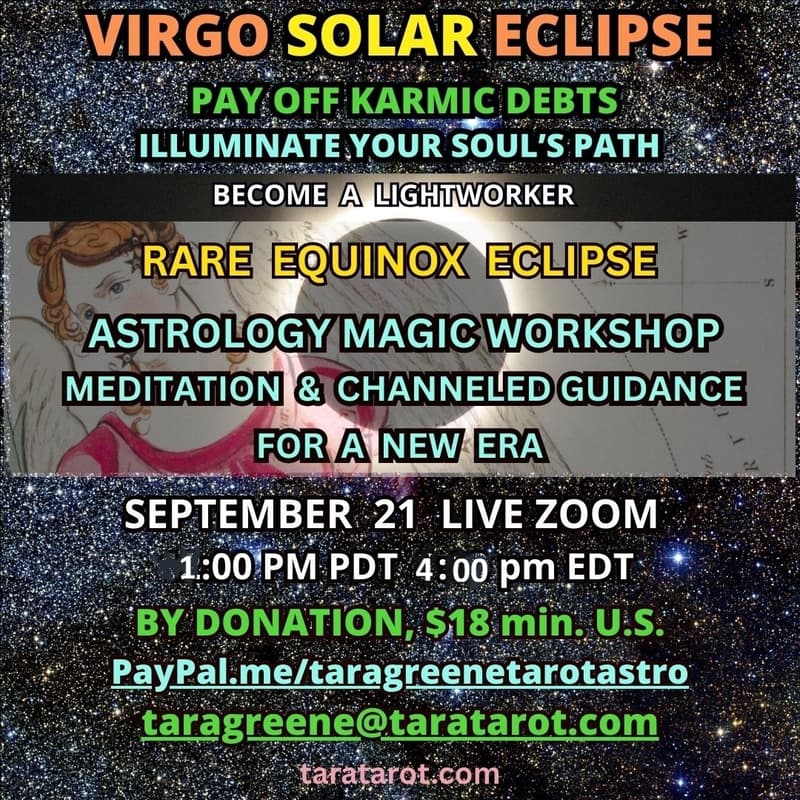 Cover Image for Rare Virgo Solar Eclipse Magic Workshop Recorded live