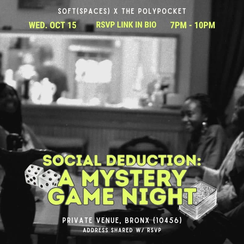 Cover Image for Social Deduction: A Mystery Game Night! π² (002)