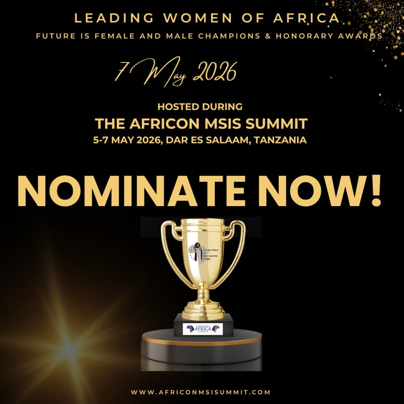 Cover Image for NOMINATE NOW: The Future Is Female, Male Champions & Honorary Awards, Tanzania 2026 - Nomination Form