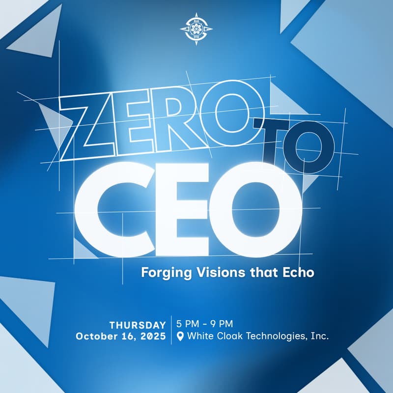 Cover Image for ZERO TO CEO: Forging Visions that Echo