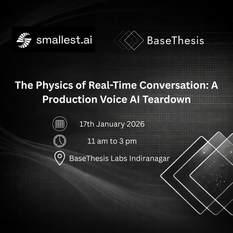 Cover Image for BaseThesis x smallest.ai Teardown: Building Conversational Voice Agents That Remember YOU