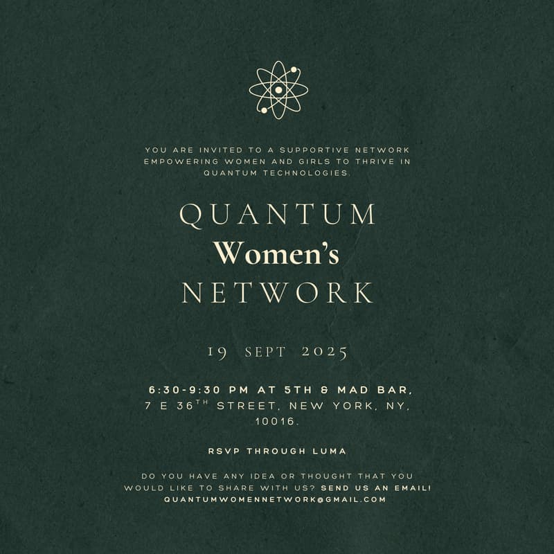 Cover Image for Quantum Women's Network