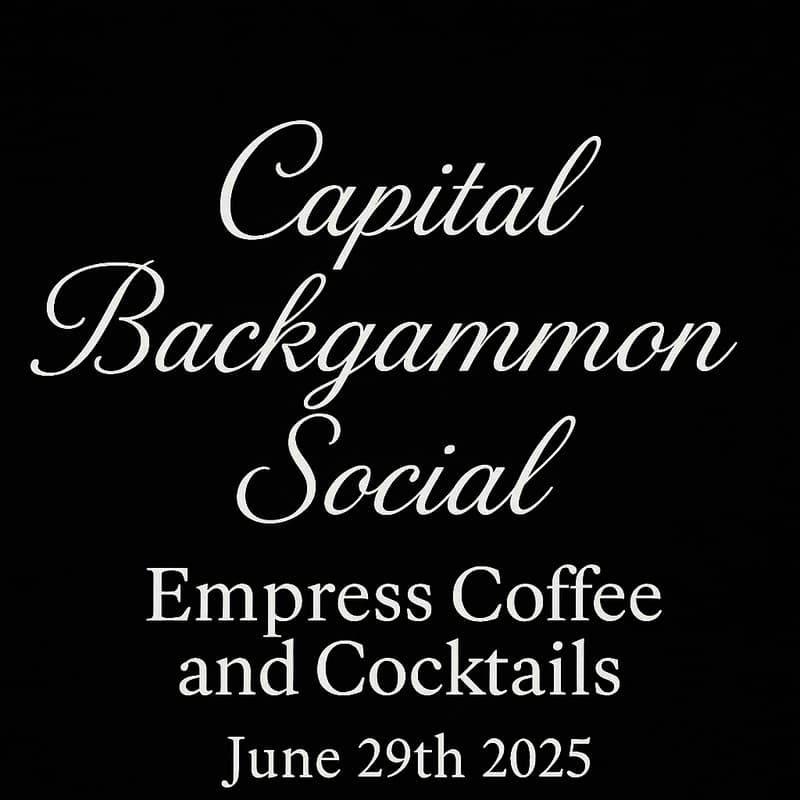 Cover Image for Capital Backgammon Social x Empress Coffee Cocktails