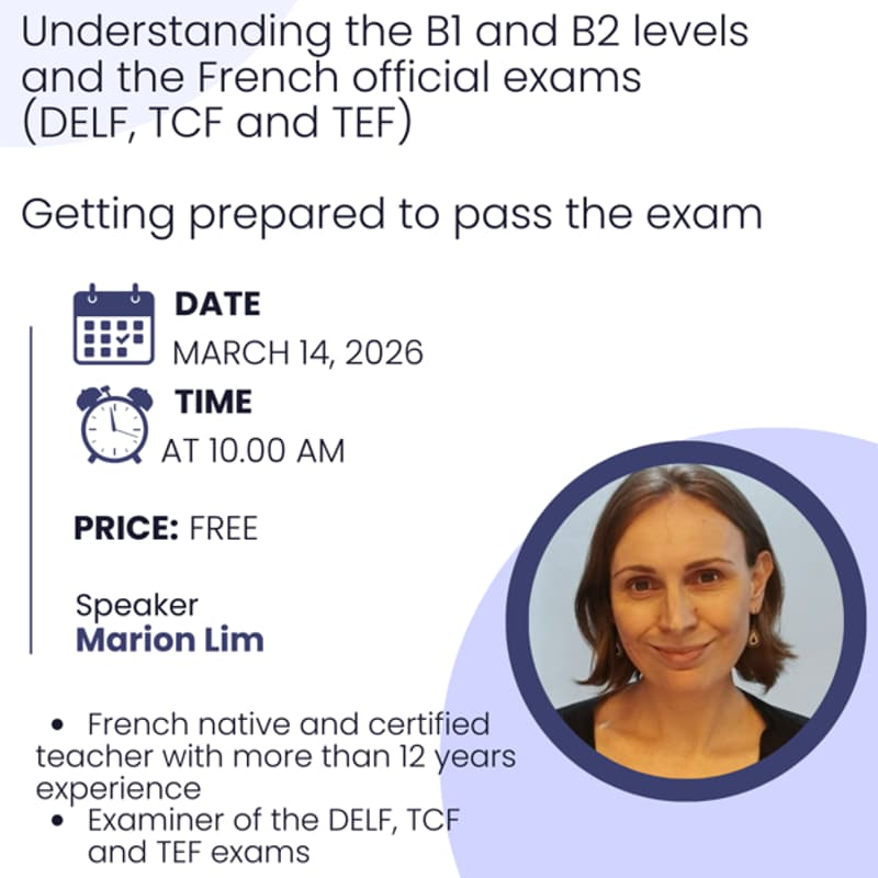 Cover Image for Knowing more about B1 and B2 levels and French official exams