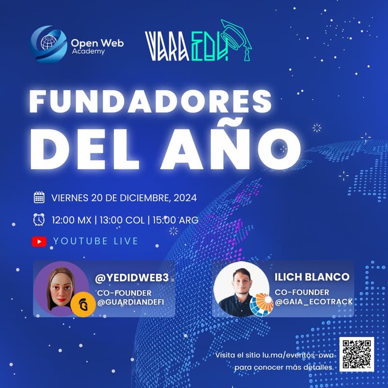 Cover Image for Fundadores del año en Vara Network