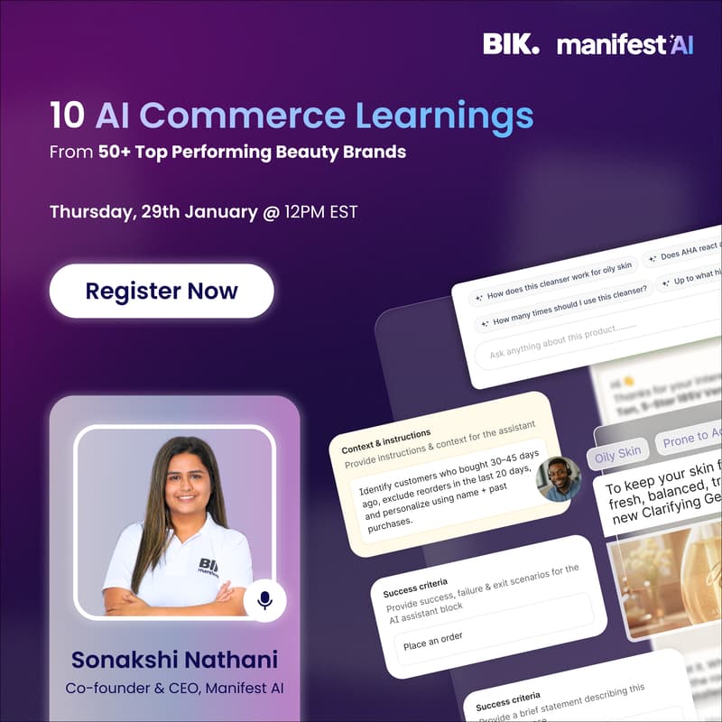 Cover Image for 10 AI Commerce Learnings from 50+ Top Performing Beauty Brands