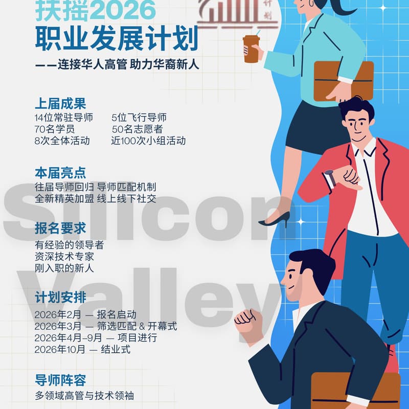 Cover Image for 扶摇2026 职业发展计划 —— 连接华人高管 助力华裔新人