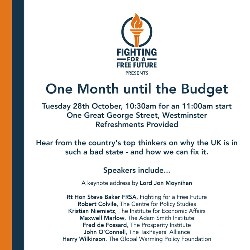 Cover Image for One Month until the Budget