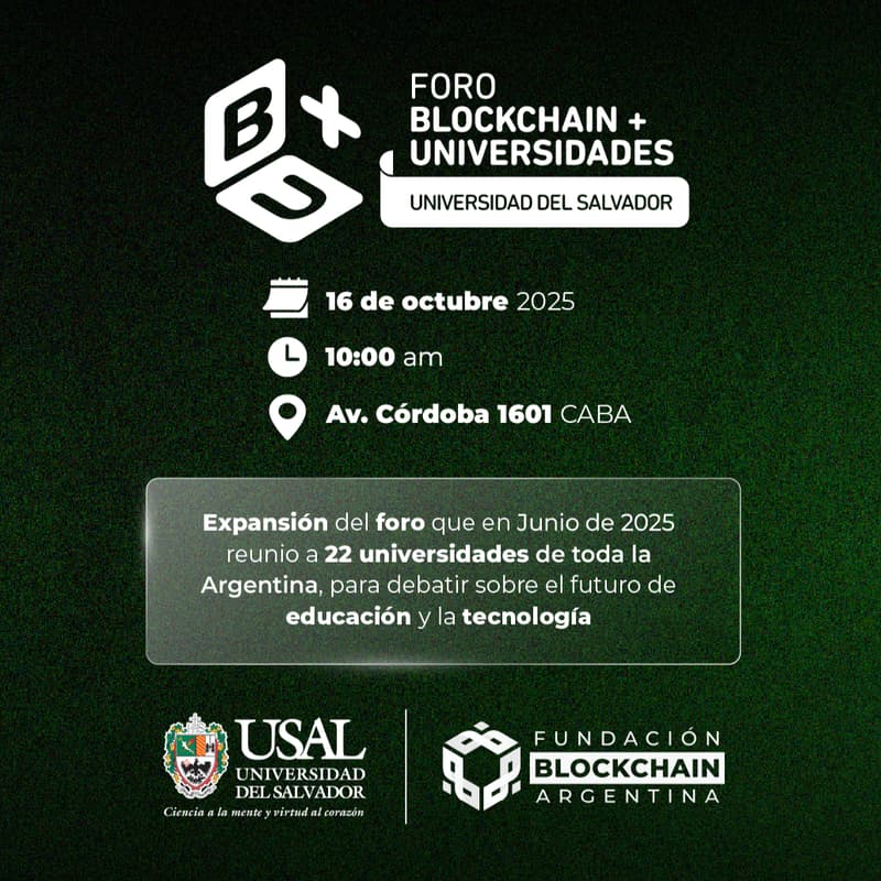 Cover Image for Foro Blockchain & Universidades: Universidad del Salvador