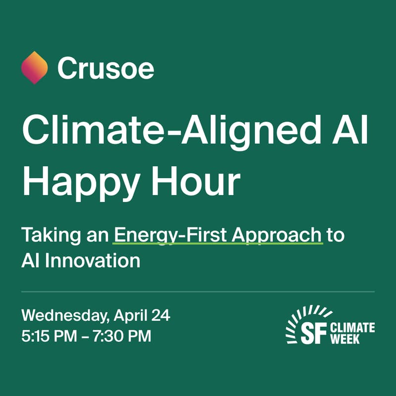 Cover Image for Climate-Aligned AI: Taking an Energy-First Approach to AI Innovation, Happy Hour
