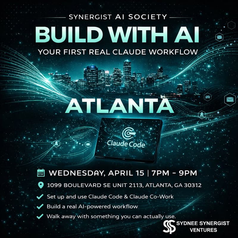 Cover Image for Build With AI: Your First Real Claude Workflow ATL