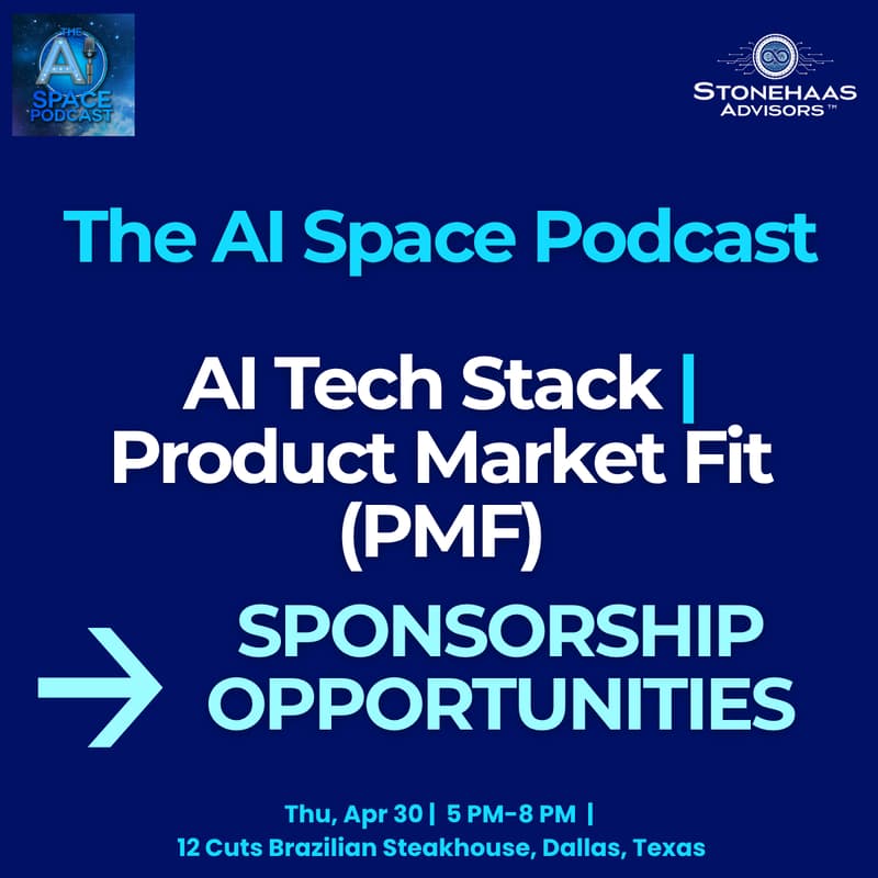 Cover Image for The AI Space Podcast | AI Tech Stack x Product Market Fit (PMF) | Networking + Panel Discussion