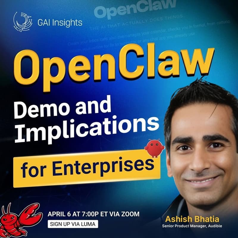 Cover Image for OpenClaw for Enterprises:  Demo and Discussions