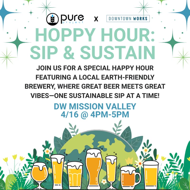 Cover Image for Hoppy Hour: Sip & Sustain with Pure Project!